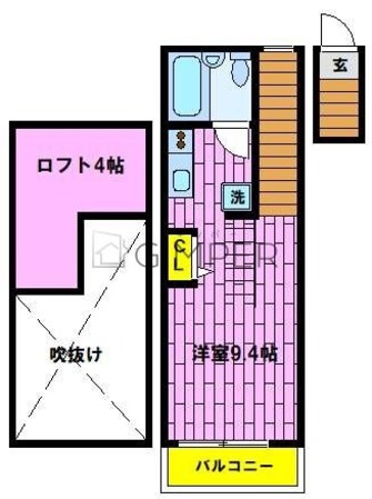 クラフト中井の物件間取画像